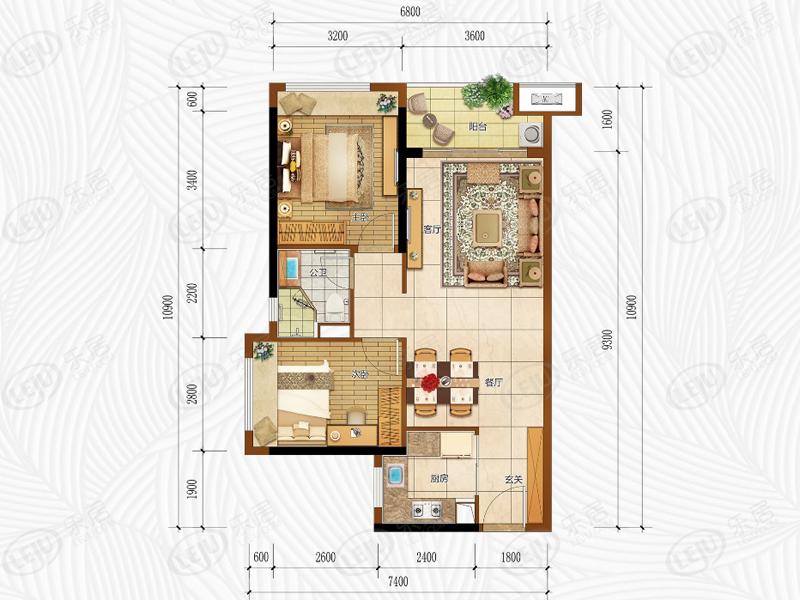 高明美的鹭湖森林度假区在售77~263㎡房源 约7700-17500元/㎡