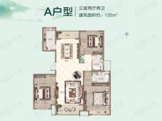 邓州建业公园里3室2厅2卫户型图