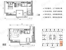 涛汇广场B户型户型图