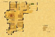 中南世纪城4室2厅2卫户型图
