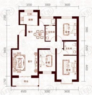 纯水岸户型推荐 均价约2700元/㎡