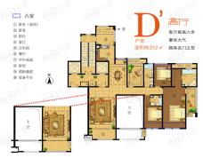 招商小石城4室2厅3卫户型图