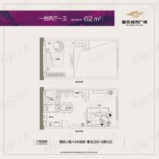 五四北泰禾广场户型图