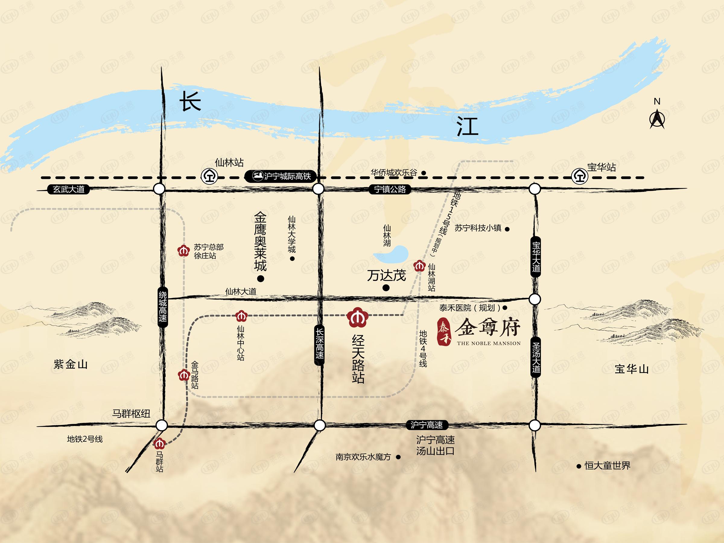 句容泰禾金尊府，位置在江苏省南京市仙林东路与和平路交汇处向南300米，价格约11500/平米。