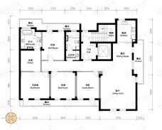 郡原相江公寓低层电梯公寓白房子F-C2户型户型图
