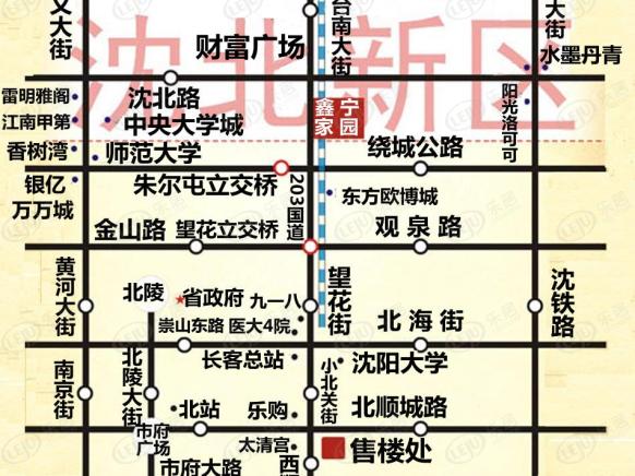 位置交通图
