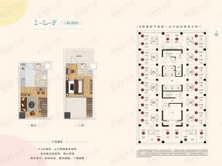 米拉公寓1-L-F-02户型图