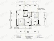 实地荆门紫薇雅著A户型图