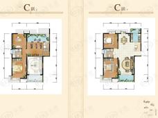 凤凰和熙C跃层户型户型图