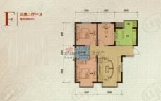 柴楼新庄园三室二厅一卫户型图