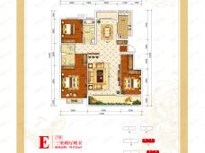 丰金紫金山庄3室2厅2卫户型图