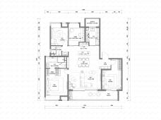 万科方圆156m²户型户型图