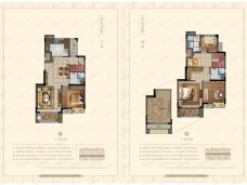 恒大未来城4室3厅3卫户型图