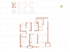 招商雍景湾4室2厅2卫户型图