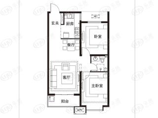 香溪名旭A2-2户型户型图