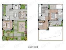 保利和光屿湖3室2厅3卫户型图