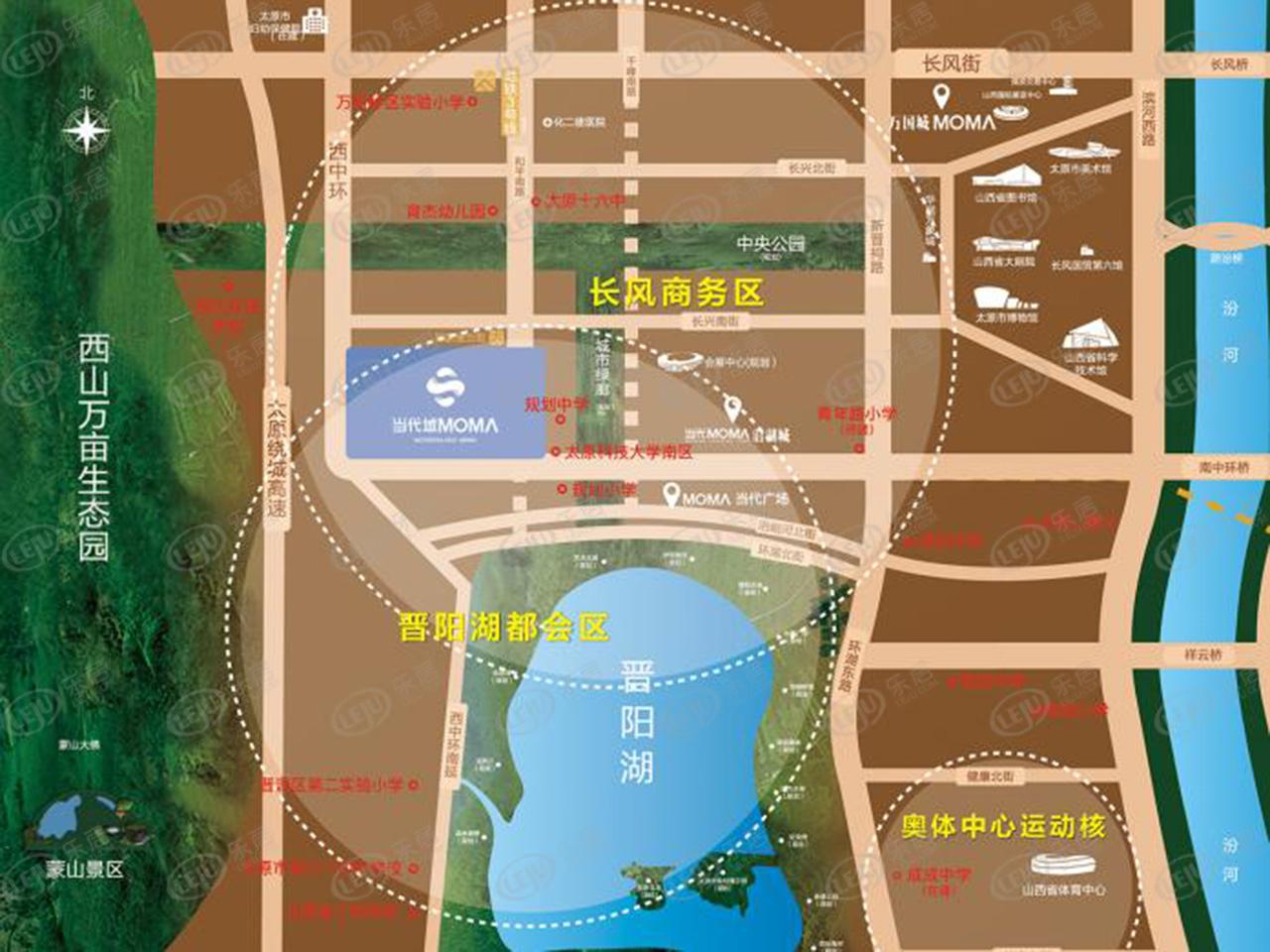 晋源太原当代城ΜΟΜΛ二期最新价格出来啦，约11000元/㎡，户型面积145㎡