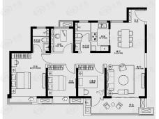 绿地香港·理想城4室2厅2卫户型图