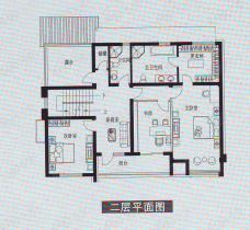 未名园4室4厅3卫户型图