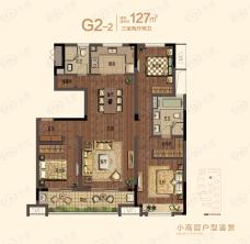 万科悦中环G2-2小高层户型户型图