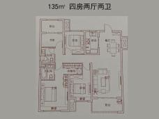 世园林逸4室2厅2卫户型图