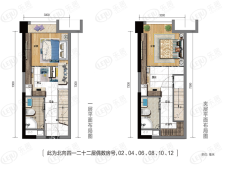 碧桂园翘楚棠·棠果公寓果潮户型图户型图