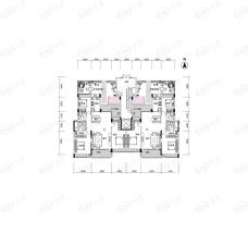 佳兆业水岸新都ABCD单元01023室2厅2卫户型图