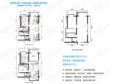 印湖湾3室3厅3卫户型图