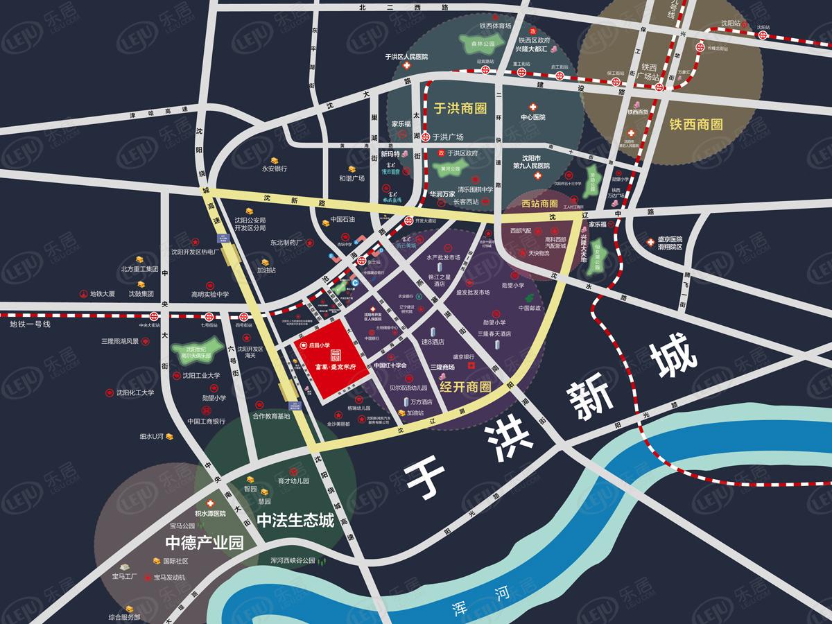 张士板块商圈富禹·盛京学府价格曝光，约14000元/㎡，户型建面约85~142㎡