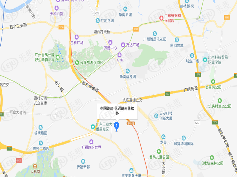 番禺广州中国铁建花语岭南价格曝光，约46000元/㎡，户型面积108~128㎡