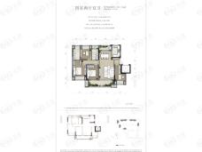 华宇两江御临府套内101户型户型图