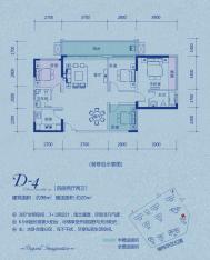 中国铁建江湾山语城D-4户型图