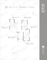 永威翡翠城10号楼D户型户型图