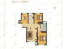 一方南岭国际四街区13#楼C1户型户型图