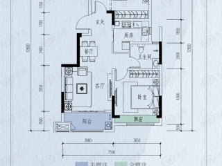 正茂钓鱼台壹号蘭芳户型图