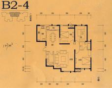 白桦林间24号楼B2-4户型户型图