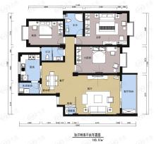 海洋明珠·御园3室2厅2卫户型图