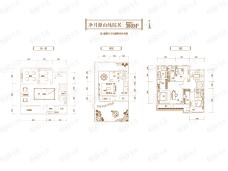 大众置业长春院子净月源山纯院居380平米户型图