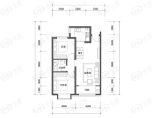 北京城建·督府壹号B户型户型图