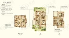 招商北固湾c户型 涵山天墅户型图