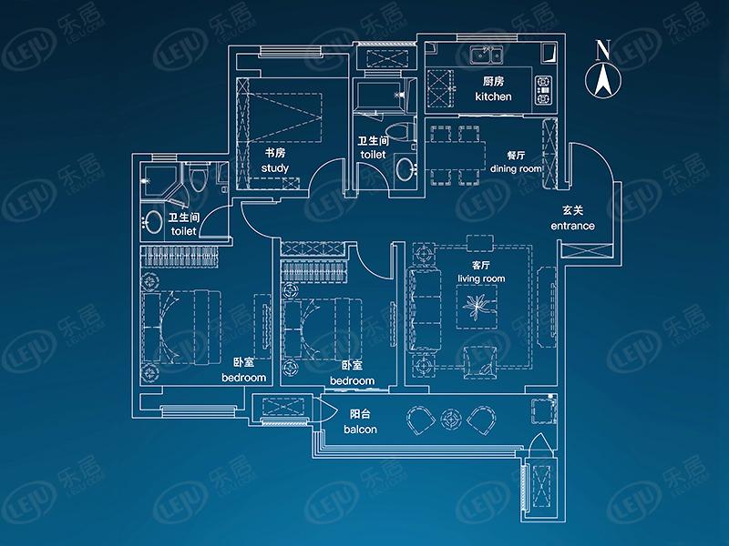 新淮海路商圈都会星宸最新价格出来啦，约14000元/㎡，户型面积142㎡
