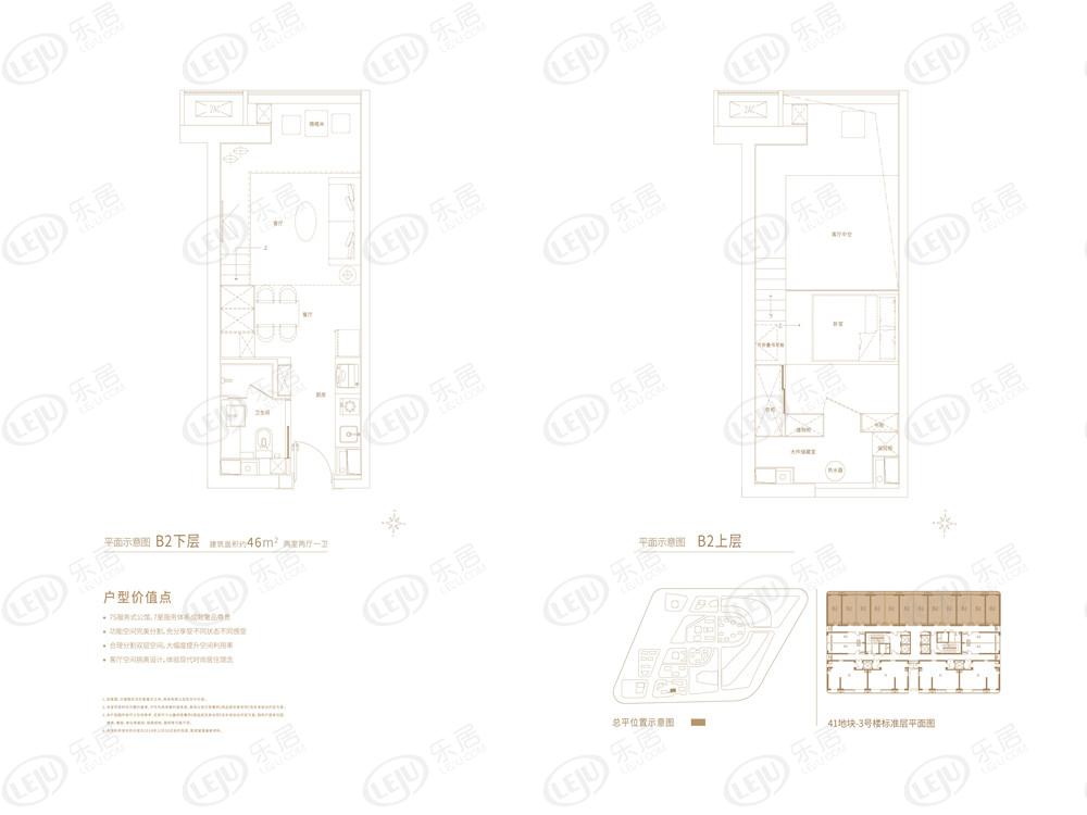 宝能郑州中心户型推荐 户型面积40~255㎡