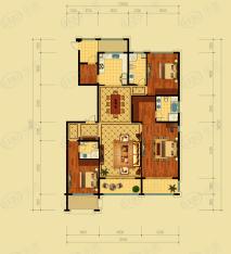 中国铁建国际城约191.4方户型图