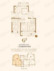 福晟钱隆大第4室2厅2卫户型图