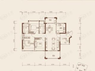 东江学府B-1户型户型图