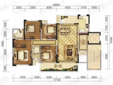 邦泰.天著C1户型户型图