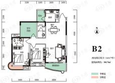 富春山B2户型户型图