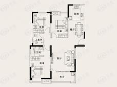 春秋九里府3室2厅2卫户型图