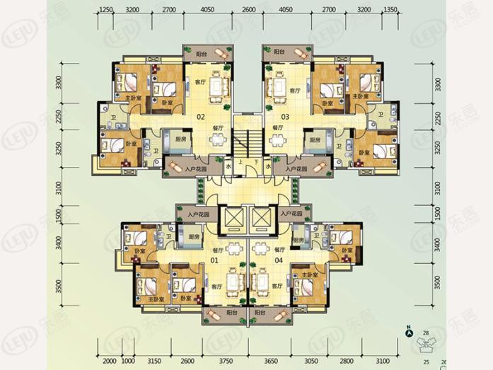 碧桂园翡翠湾楼层平面图5 10 佛山乐居