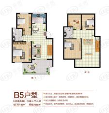 华润金色阳光6室3厅2卫户型图